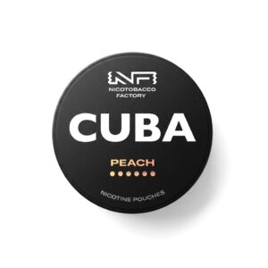 Cuba Peach - pliculete nicotina - poza prezentare produs