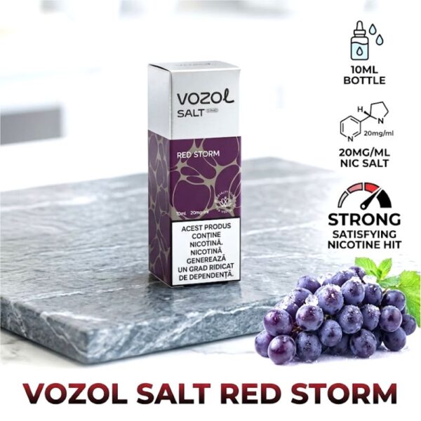 Vozol Red Storm - lichid vape - poza prezentare produs
