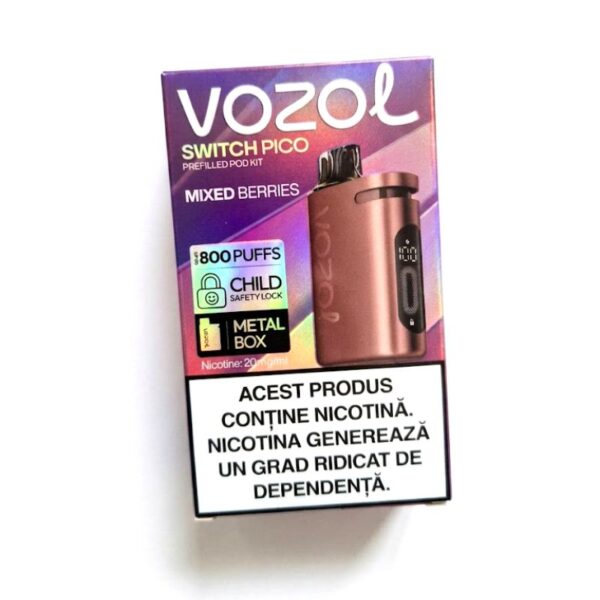 Vozol Switch PICO Mixed Berries - Pod Kit - poza prezentare produs