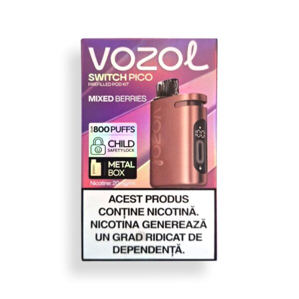 Vozol Switch PICO Mixed Berries Pod Kit - cutie produs