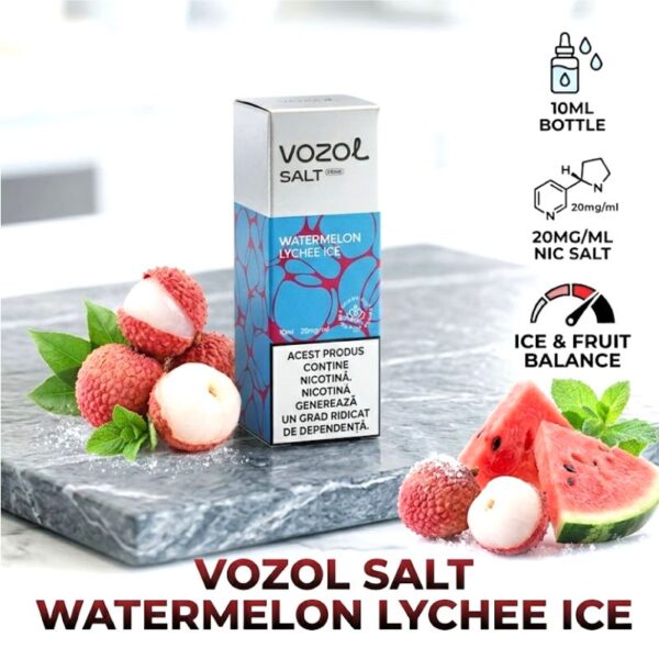 Vozol Watermelon Lychee Ice - lichid vape - poza prezentare produs
