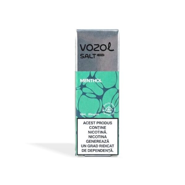 Vozol menthol lichid 10ml - ambalaj